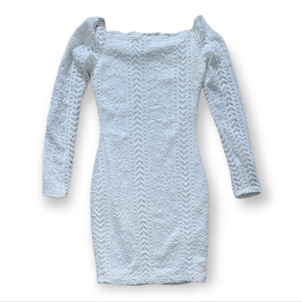 Windsor White Lace Floral Dress - Picture 2 of 9